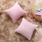 Spring Pillow Covers, 18 x 18 Inch Set of 2 Pink Tulip Flower Soft Plush Faux Fur Throw Pillow Cases for Chair Sofa Bedroom Living Room Spring Home Decor